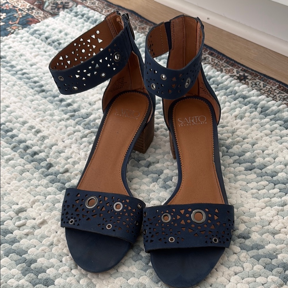 Franco Sarto Women's Blue Sandals